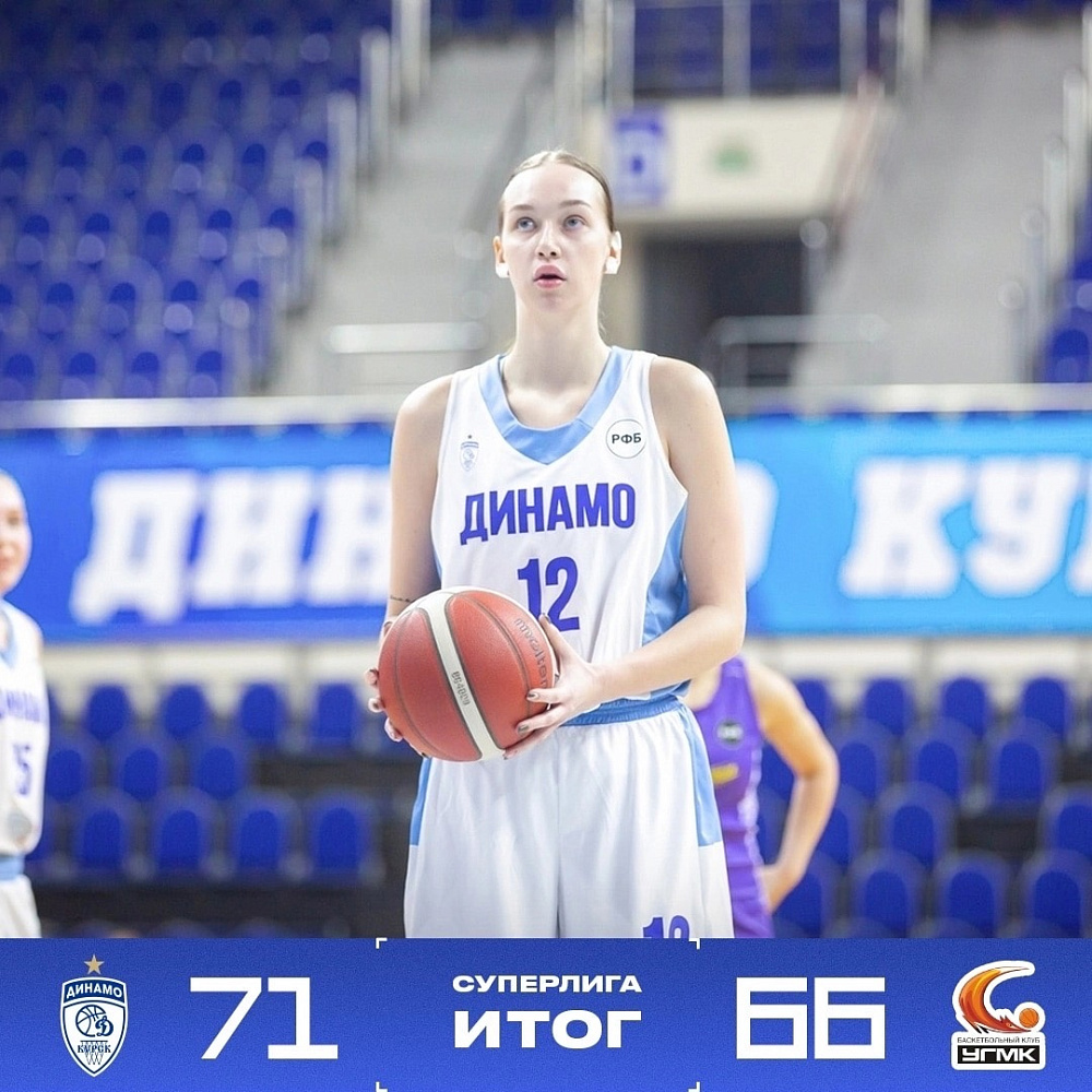 Баскетболистки «Динамо-Фарм» выиграли у «УГМК-Юниор» в Суперлиге 