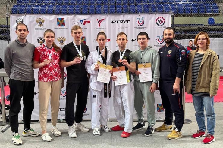 Динамовцы завоевали девять медалей всероссийских соревнований по тхэквондо среди студентов