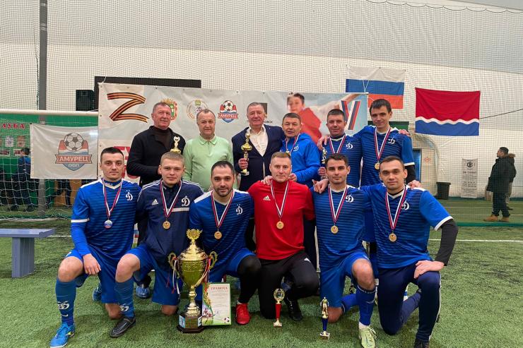 В Приамурье прошел патриотический турнир по мини-футболу «Народ и армия едины. Мы вместе»